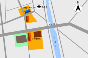 江刺バスセンター地図