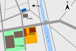 江刺バスセンター地図