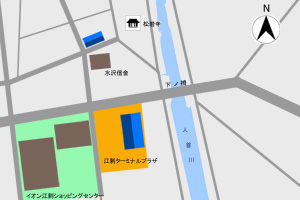 江刺バスセンター地図