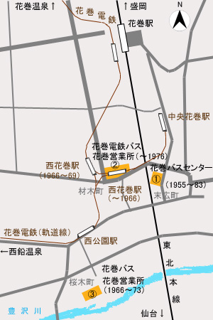花巻地図