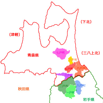 北東北地図